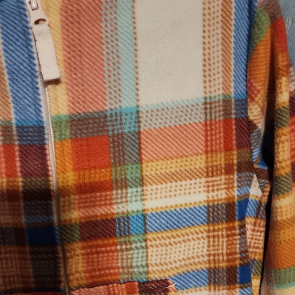 Cat & Jack Multicolor Plaid Kids Onesie - Picture 2 of 3